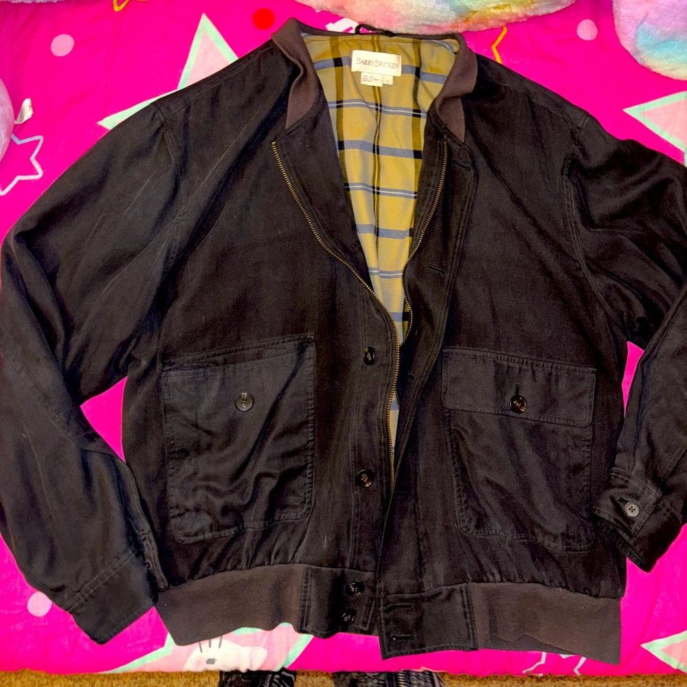 vintage 100% silk jacket